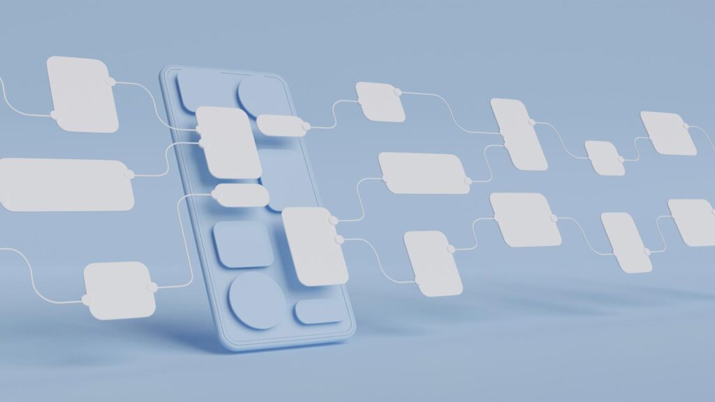 Bilde av wireframing